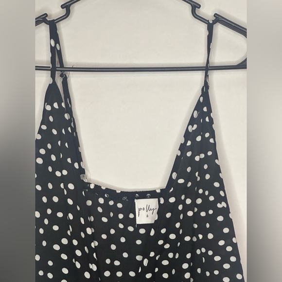 US 8 Polly’s polka dot wrap dress - Picture 6 of 7